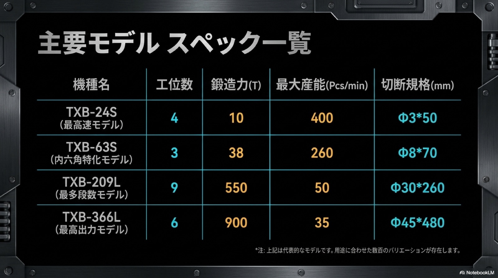 鍛造設備 スライド 13